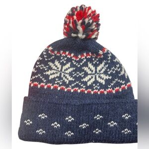 American Eagle Blue Knit Winter Hat 0ne size unisex